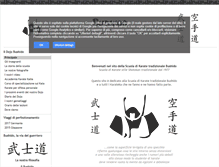Tablet Screenshot of karatebushido.it